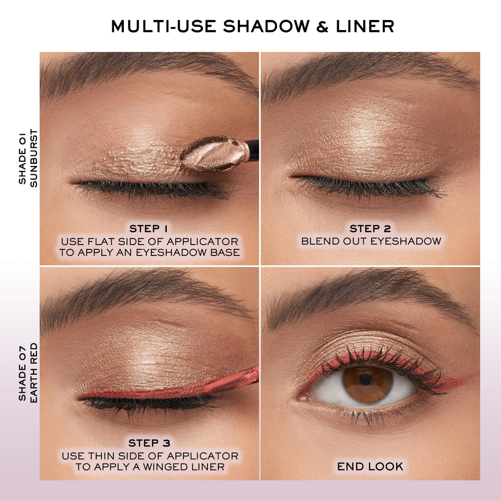 Lancôme Idôle Tint closeup shows buildable color and seamless blend.