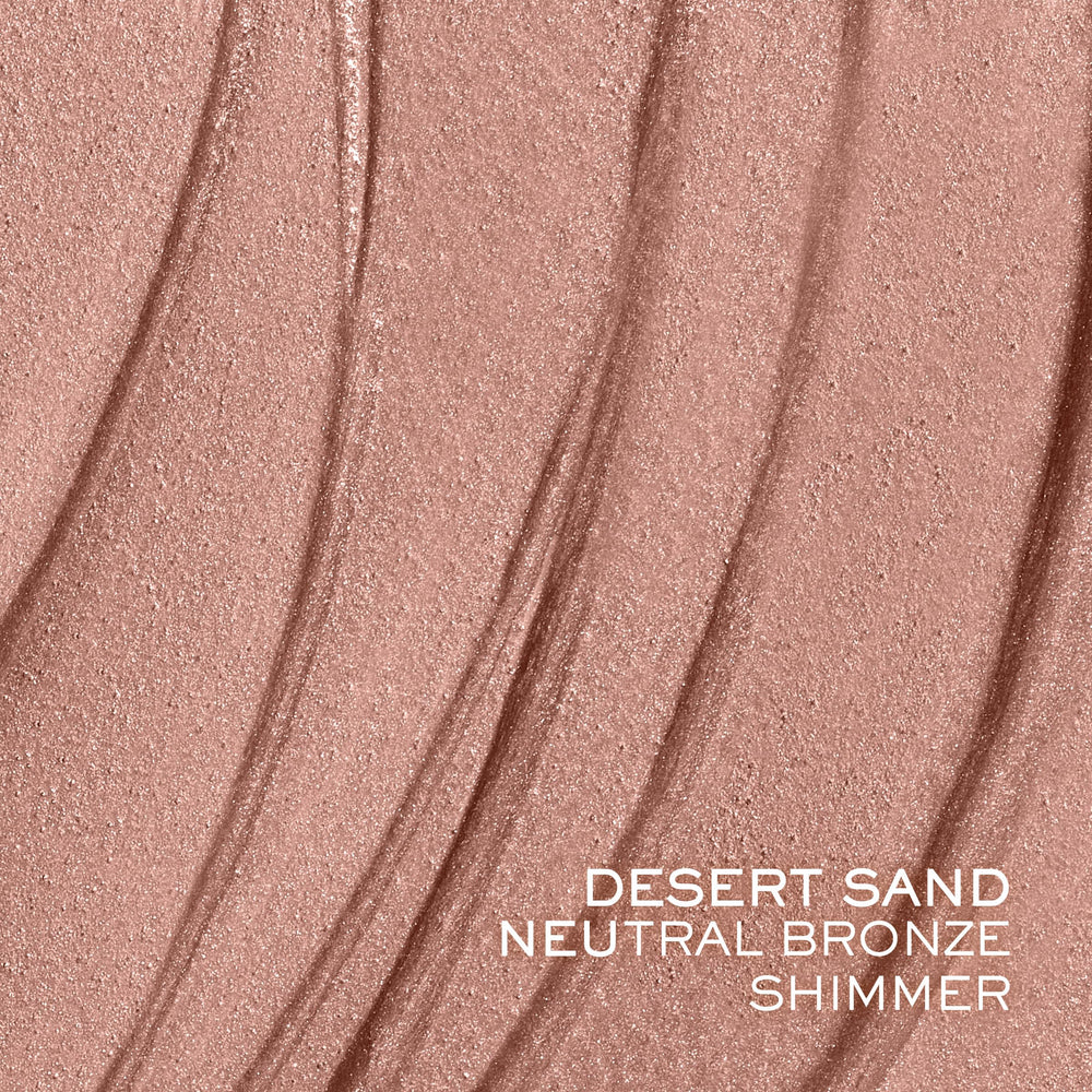 Lancôme Idôle Tint Desert Sand eye shadow application focuses on easy blending.