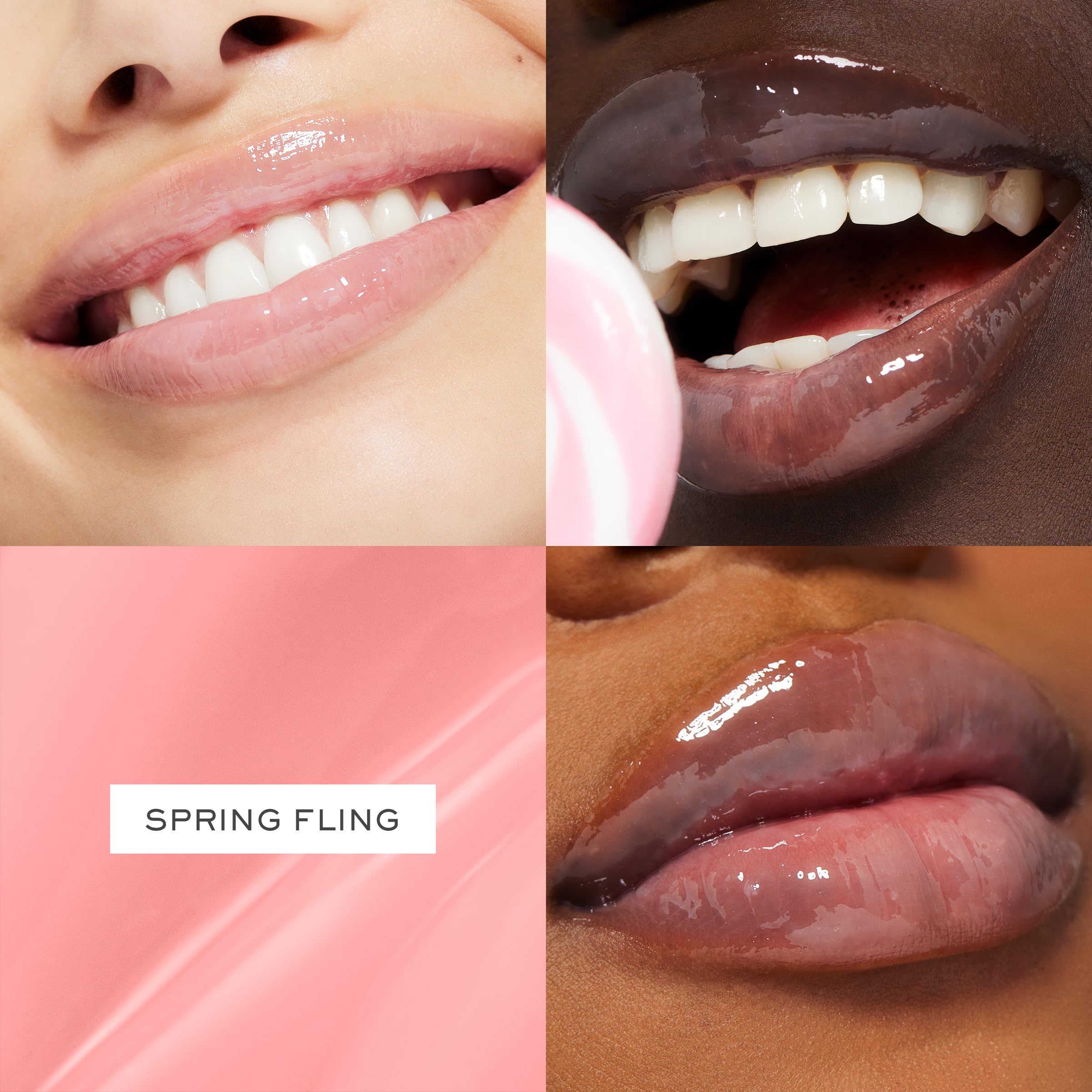 Lancôme Juicy Tubes applicator-precision shown for even gloss application.