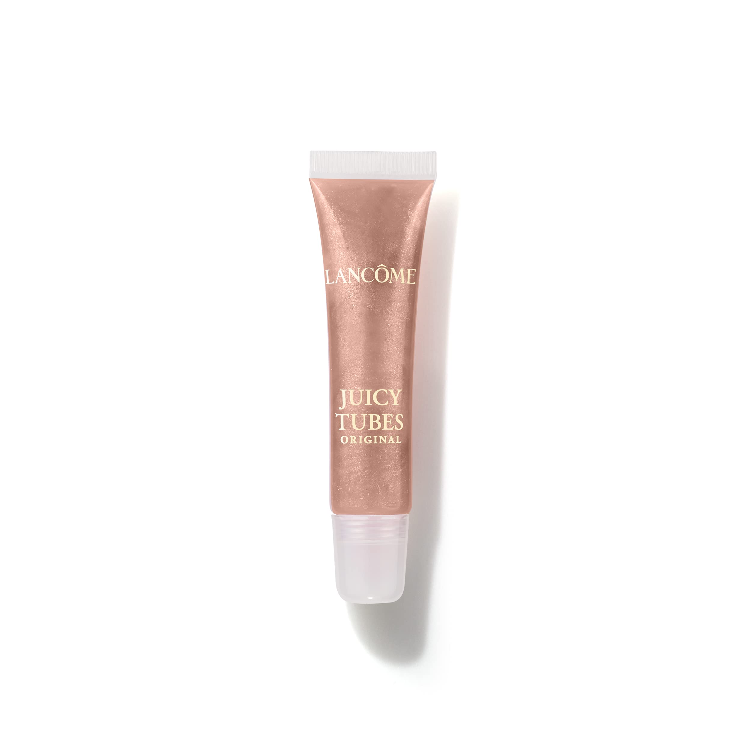 Lancôme Juicy Tubes Hallucination 09 application shows precise gloss with high shine.