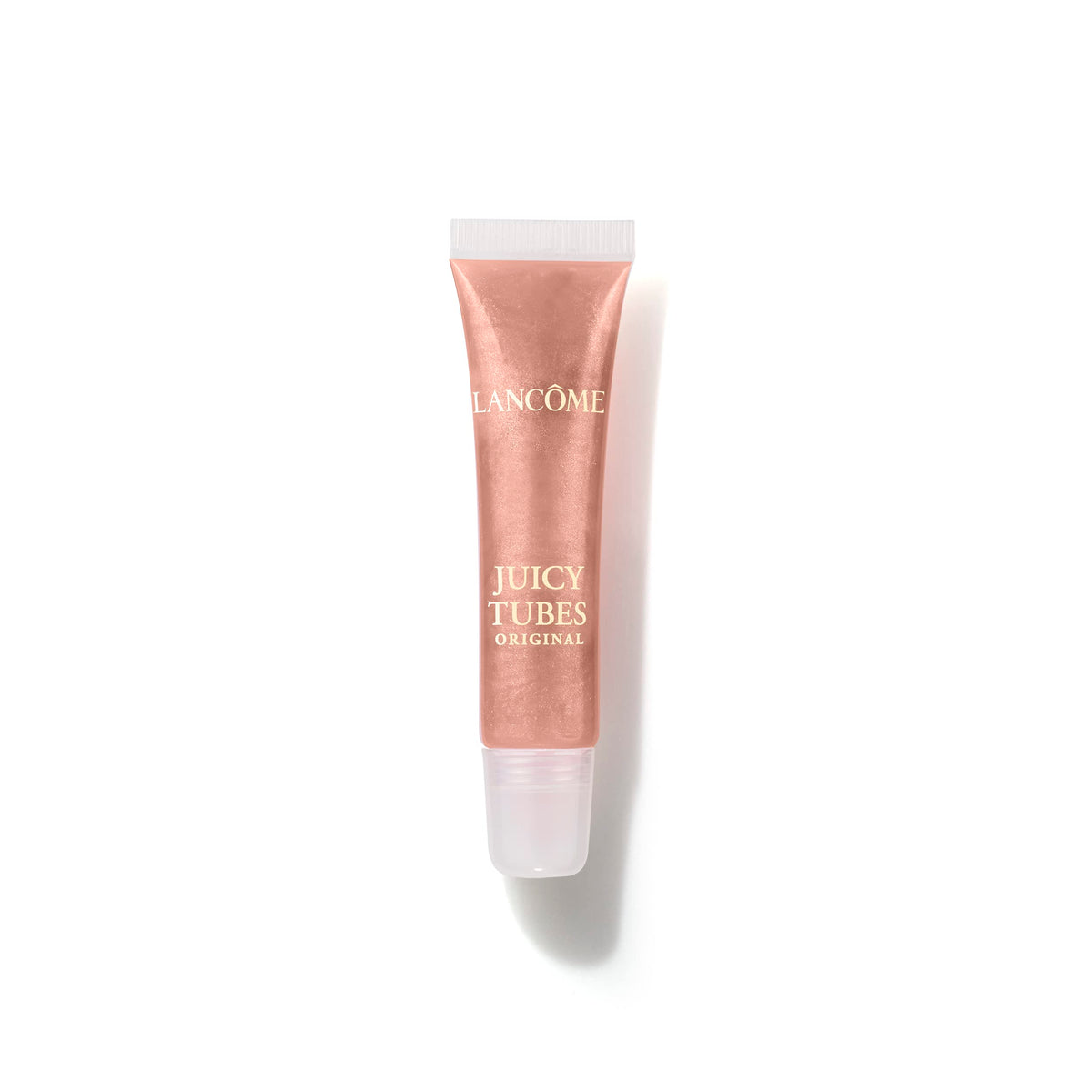 Lancôme Juicy Tubes Hallucination 09 application shows precise gloss with high shine.