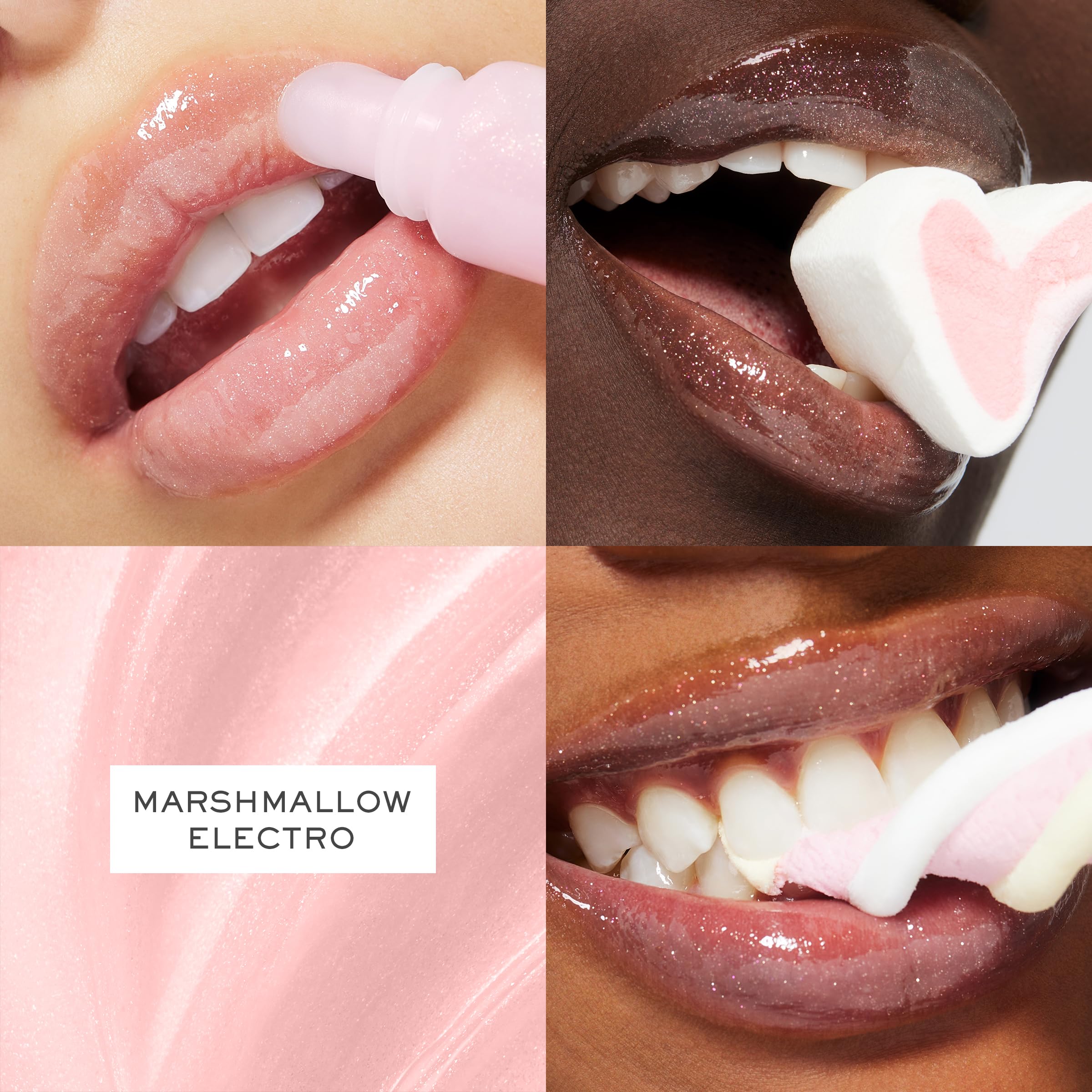 Lancôme Juicy Tubes glistening gloss provides 4-hour hydration for cushioned lips.