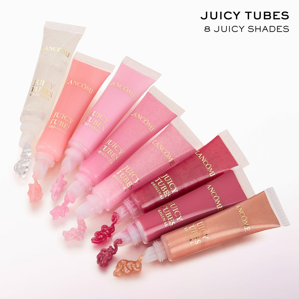 Lancôme Juicy Tubes Magic Spell gloss swatch on lips alone