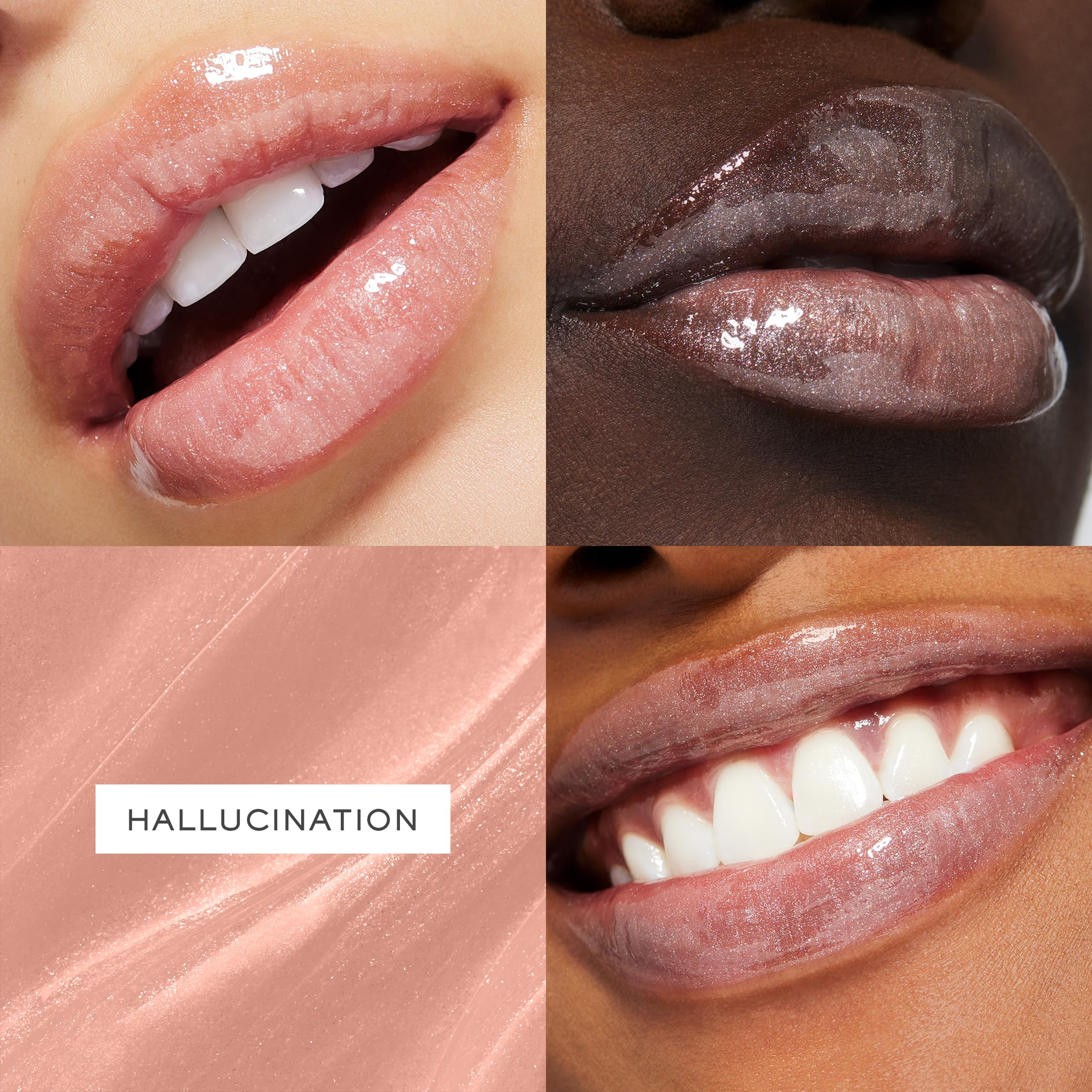 Lancôme Juicy Tubes ultra-shine closeup reveals luminous finish for Juicy Lips.