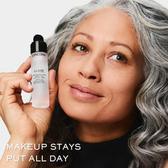 Lancôme La Base Pro oil-free-comfort shot demonstrates shine control for a matte look.