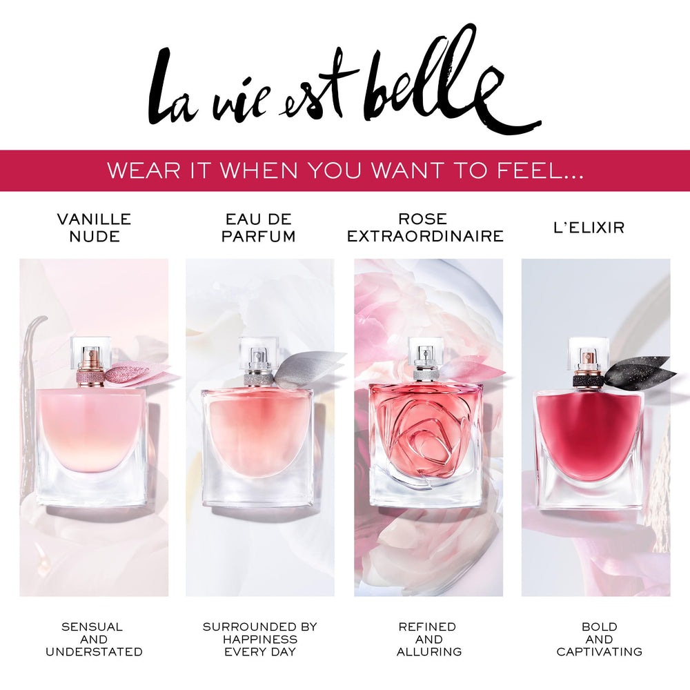 Lancôme La Vie Est Belle La Vie Vanille Nude jasmine flowers hinting floral facets