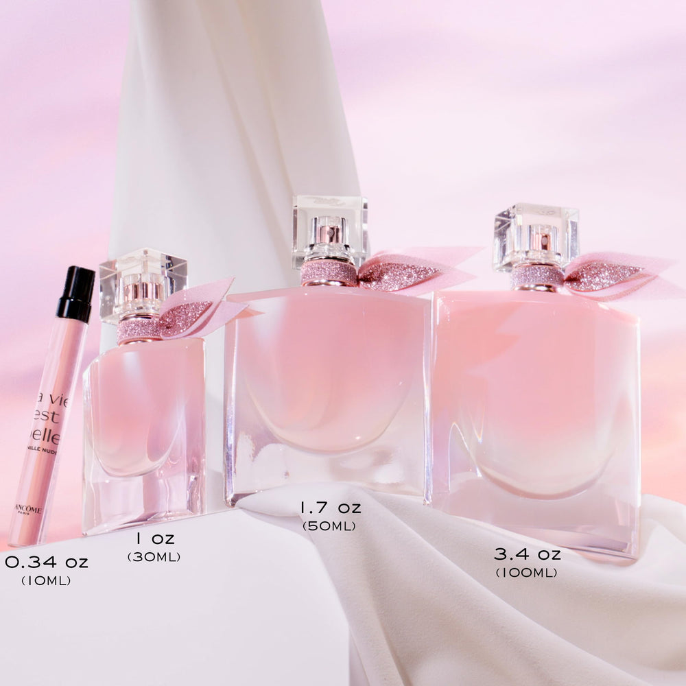 Lancôme La Vie Est Belle La Vie Vanille Nude note White Musk suggests warm, clean finish