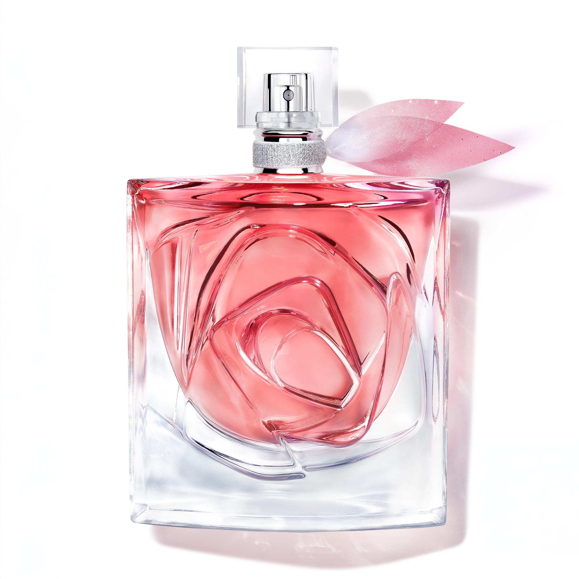 Lancôme La Vie Est Belle Rose Extraordinaire bottle on display, ideal for daily fragrance ritual.