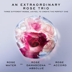 Lancôme La Vie Est Belle Rose Extraordinaire woody musk layer delivers warm depth and longevity