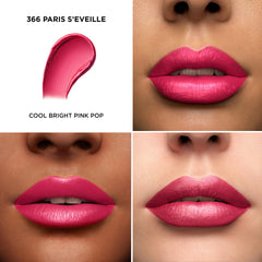 Lancôme L'Absolu Rouge hyaluronic acid formula close-up emphasizes hydration.