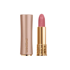 Lancôme L'Absolu Rouge Intimatte shade 320 Hush Hush close-up showing rich color and hydration.
