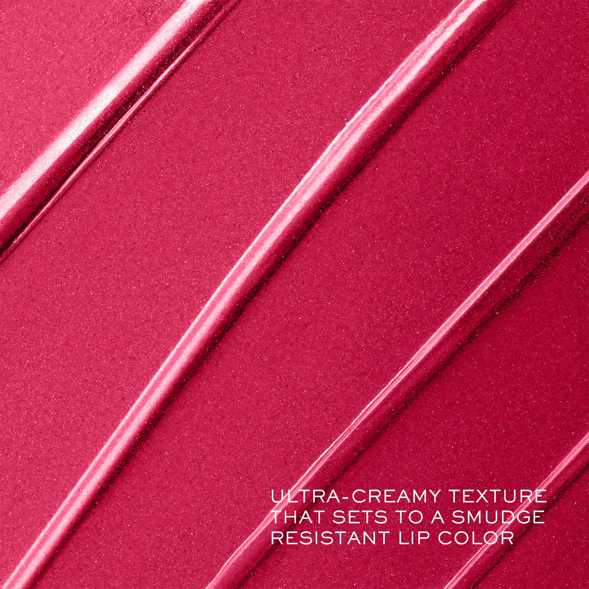 Lancôme L'Absolu Rouge lip application swirled for even pigment.