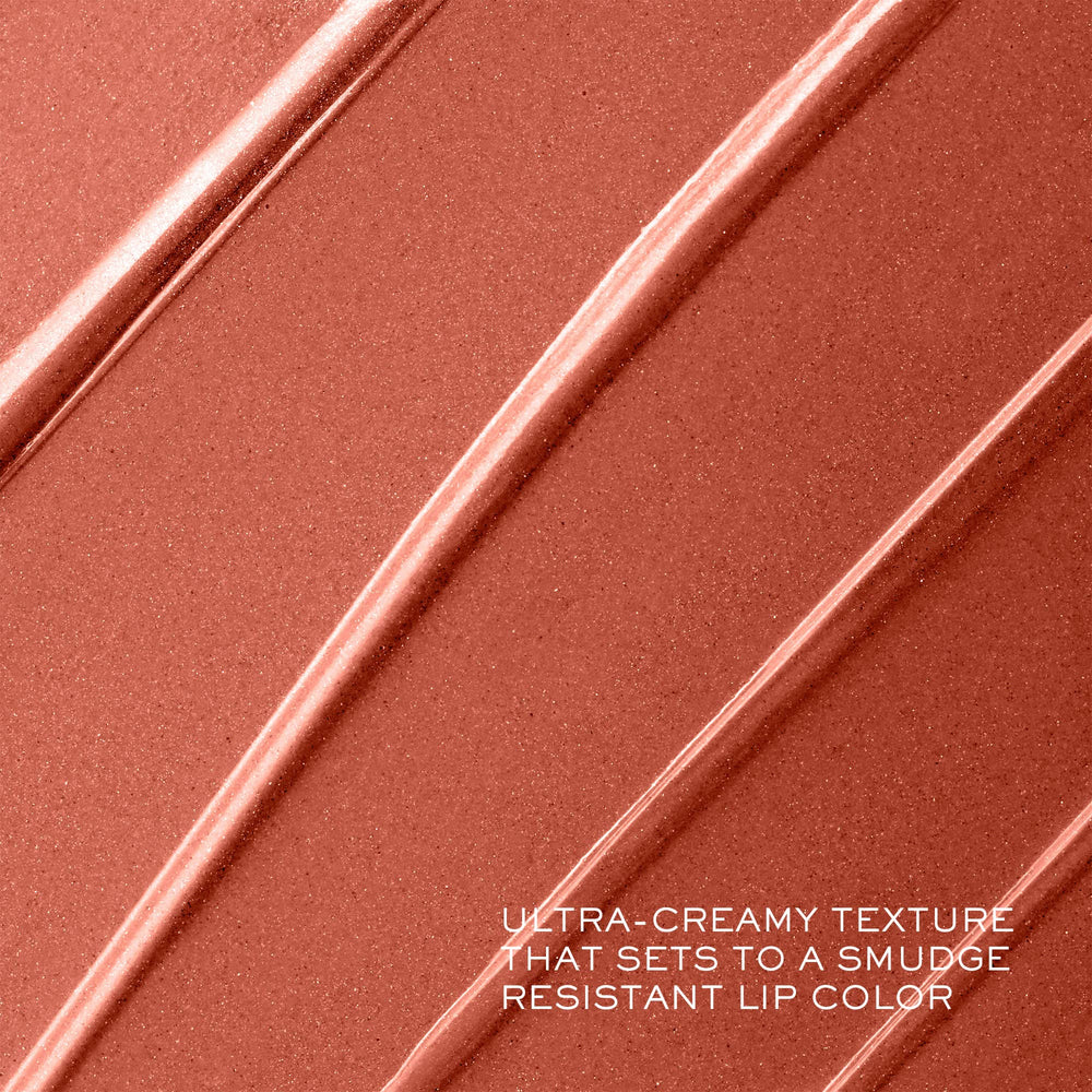 Lancôme L'Absolu Rouge smudge-resistant color is showcased for all-day wear.