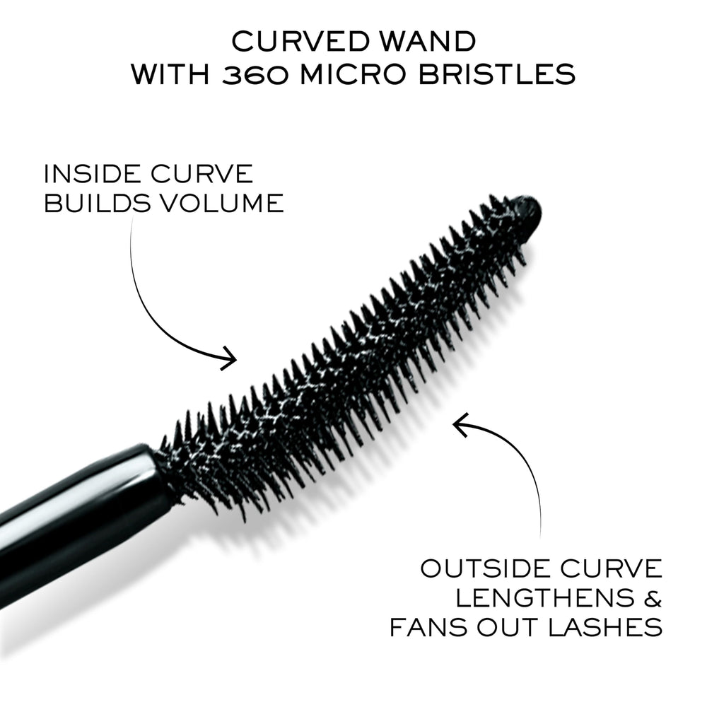 Lancôme Lash Idôle full-size mascara bottle showcases curved wand design