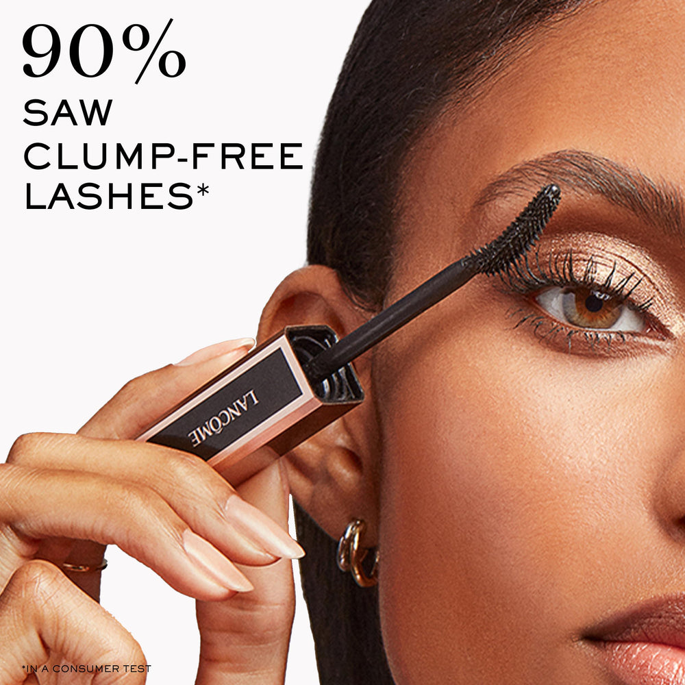 Lancôme Lash Idôle soft-looking lashes after lightweight formula application