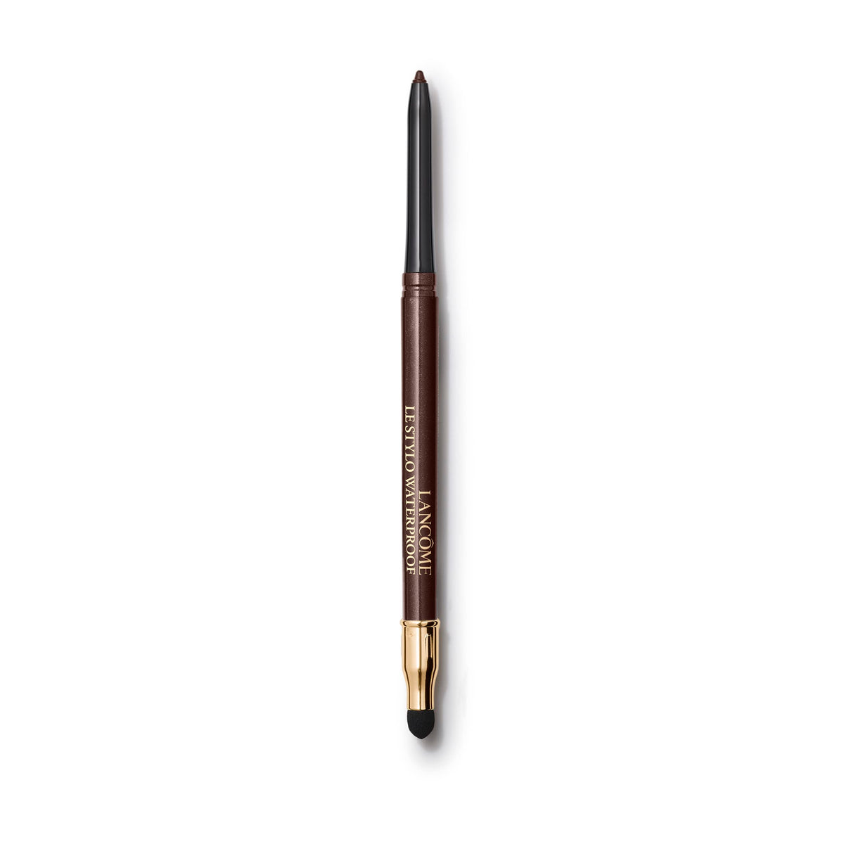 Lancôme Le Stylo Waterproof Eyeliner Pencil Chocolat lashline precision for defined eyes.