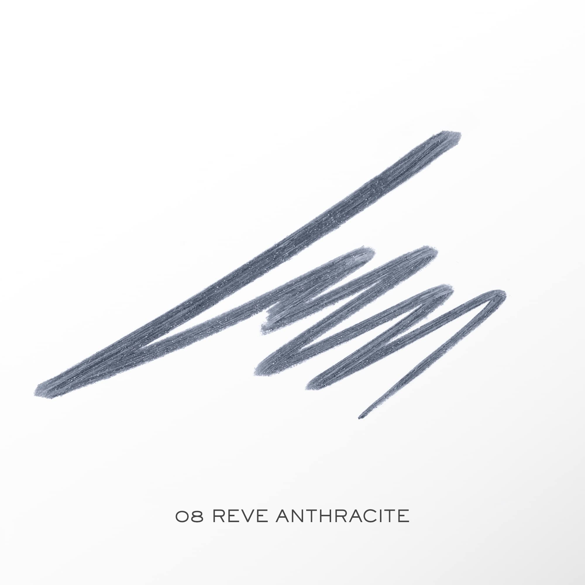 Lancôme Le Stylo 08 Reve Anthracite shade on eyelid
