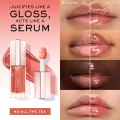 Lancôme Lip Idôle JuicyTreat jumbo applicator contouring for precise coating