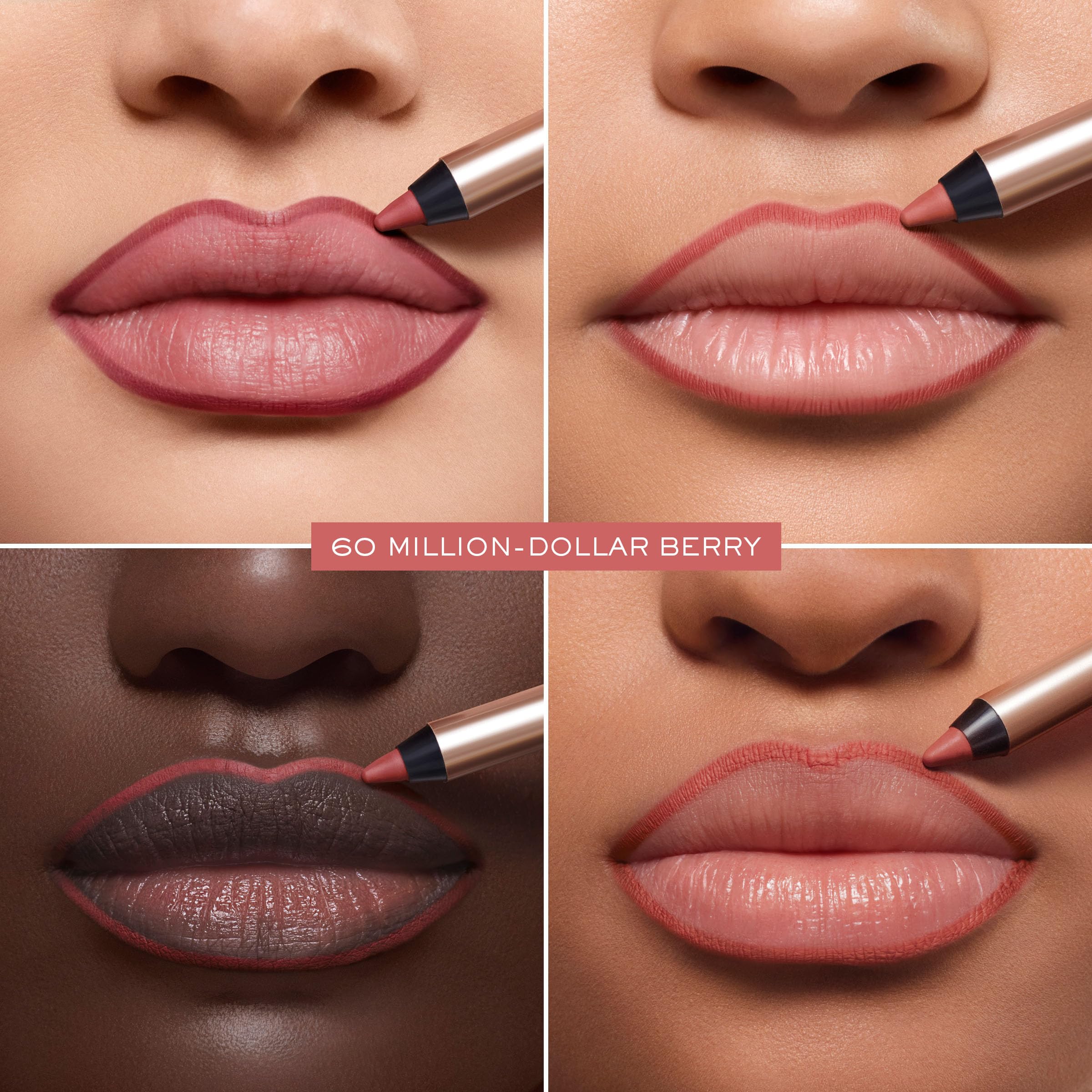 Lancôme Lip Idôle Lip Shaper creamy matte texture swatch for blendable color