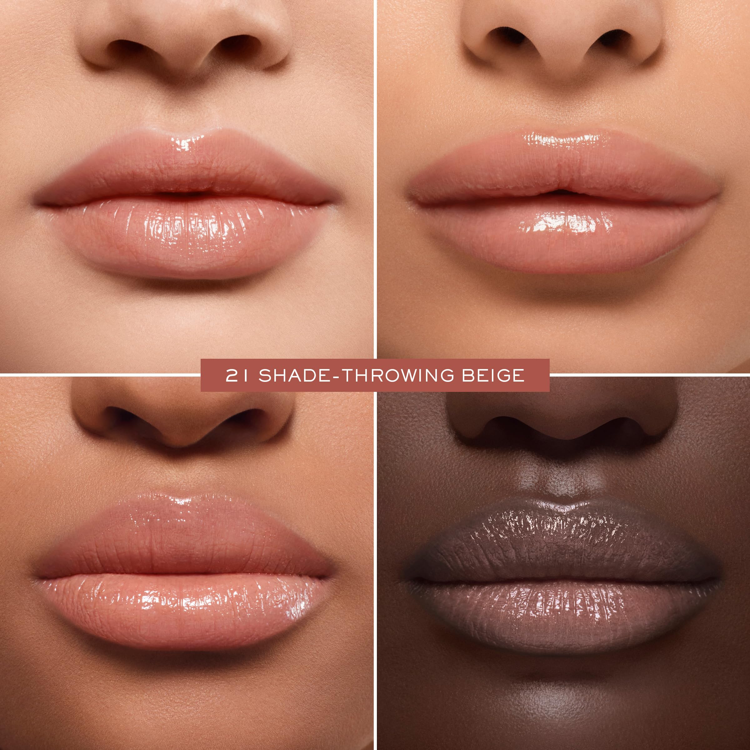 Lancôme Lip Idôle Squalane-12 Butterglow ingredients chart highlights key actives for nourishment.