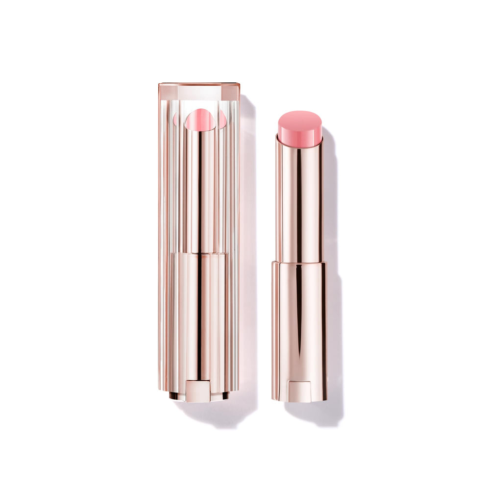 Lancôme Lip Idôle Squalane-12 Butterglow balm tube shows instant shine.