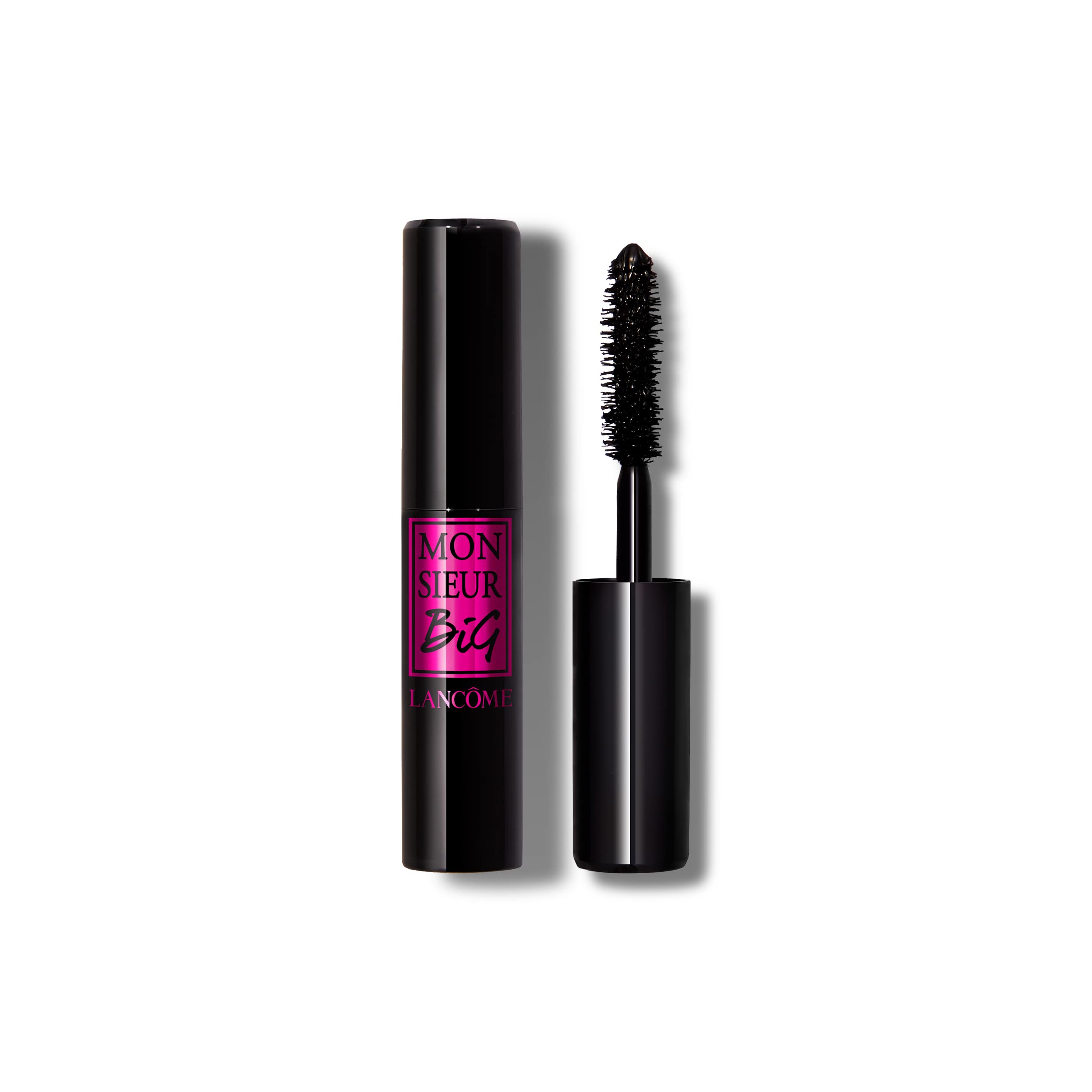 Lancôme Monsieur Big Mascara wand close-up showing big brush for instant volume