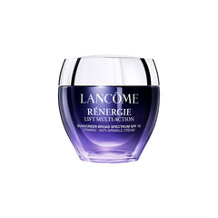Lancôme Rénergie Lift Multi-Action SPF 15 cream on vanity shows lifting and firming benefits