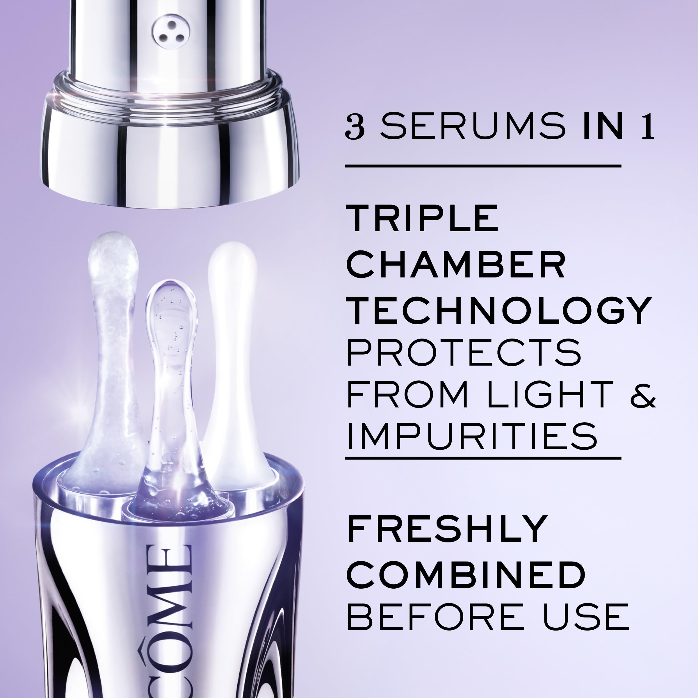 Lancôme Rénergie H.C.F. Triple Serum Eye packaging with premium branding and design.