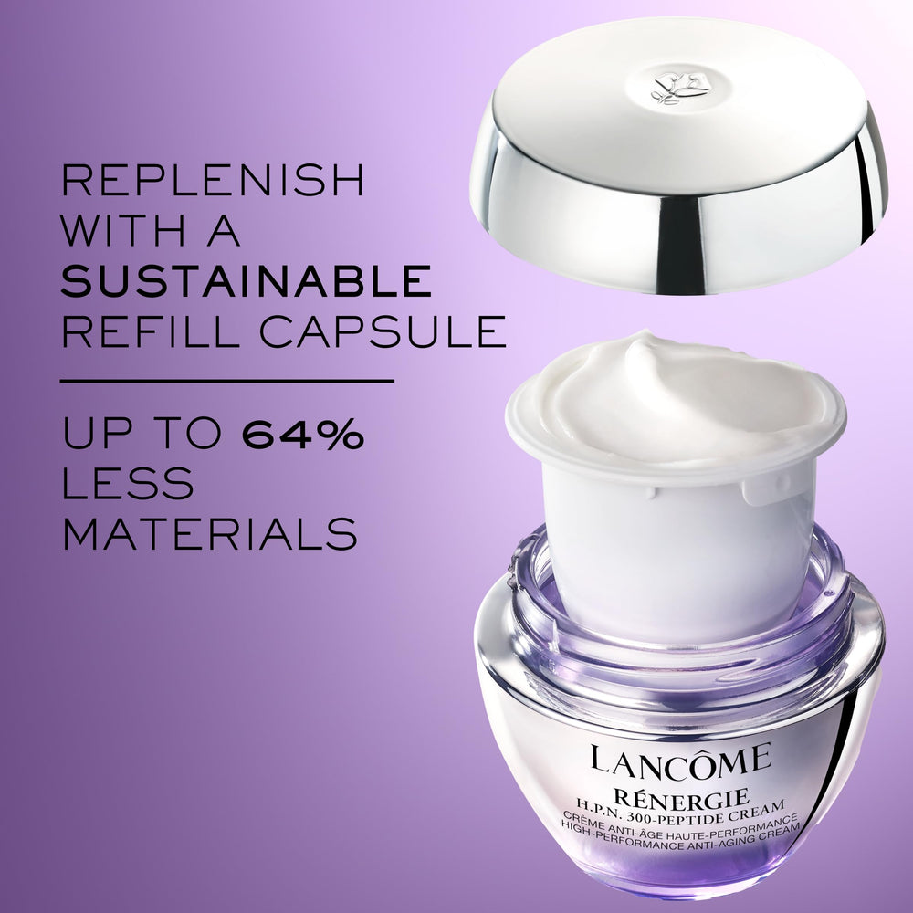 Lancôme Rénergie H.P.N. face and neck application promotes even distribution.