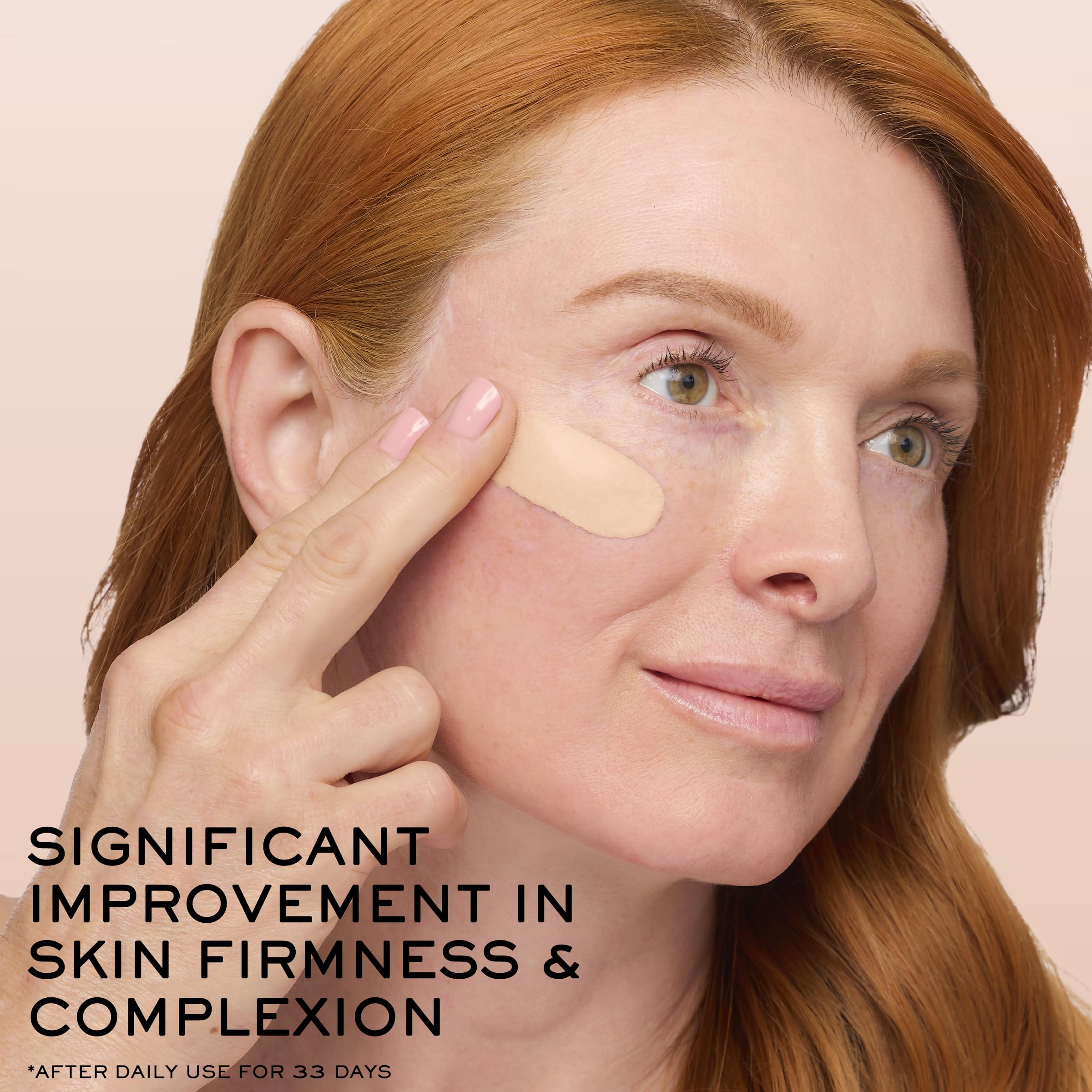 Lancôme Renergie Lift Foundation SPF-coverage image highlights broad-spectrum protection and lasting color.