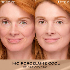 Lancôme Renergie Lift foundation swirl on skin demonstrates seamless coverage and glow
