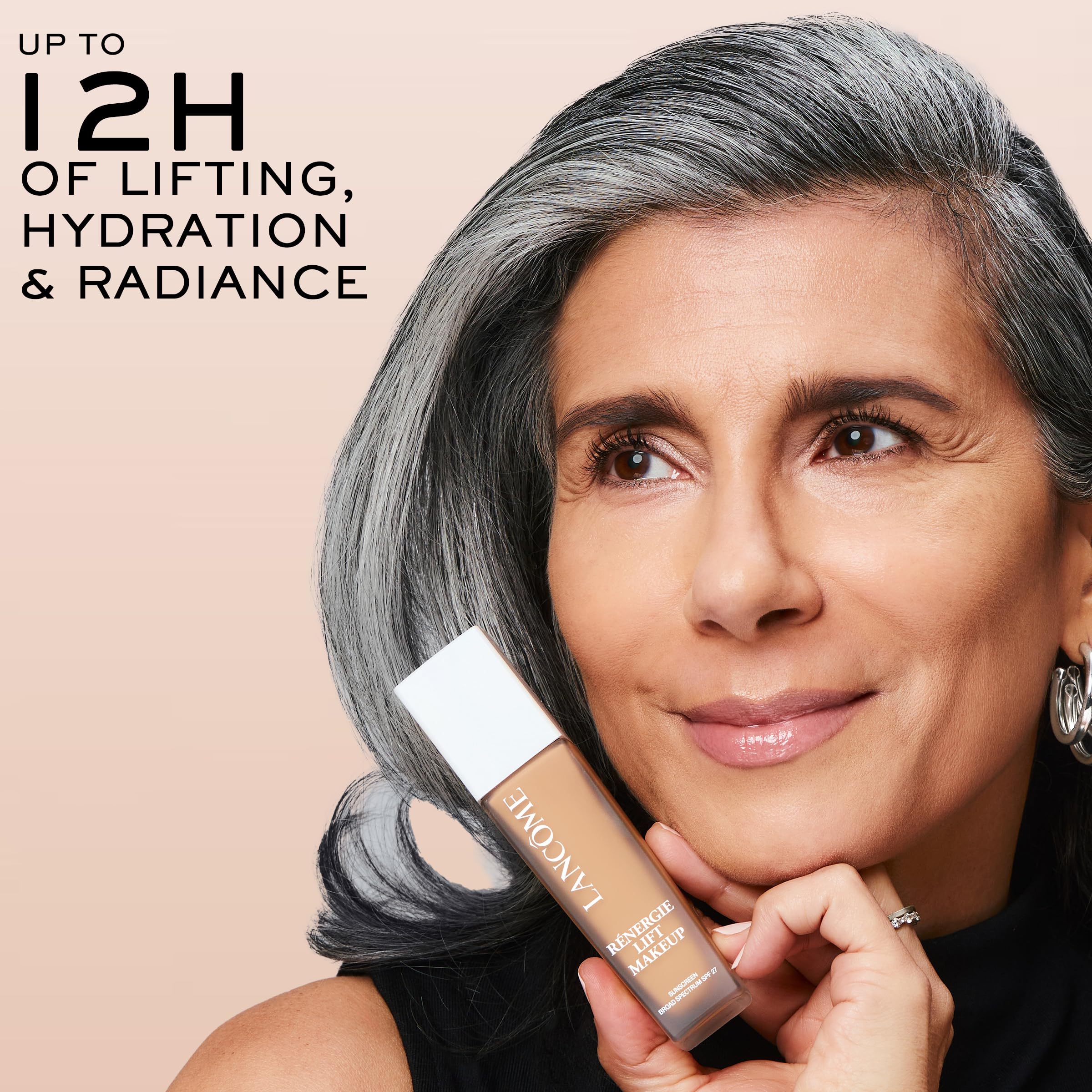 Lancôme Renergie Lift Makeup Foundation tools image promotes precise makeup application.