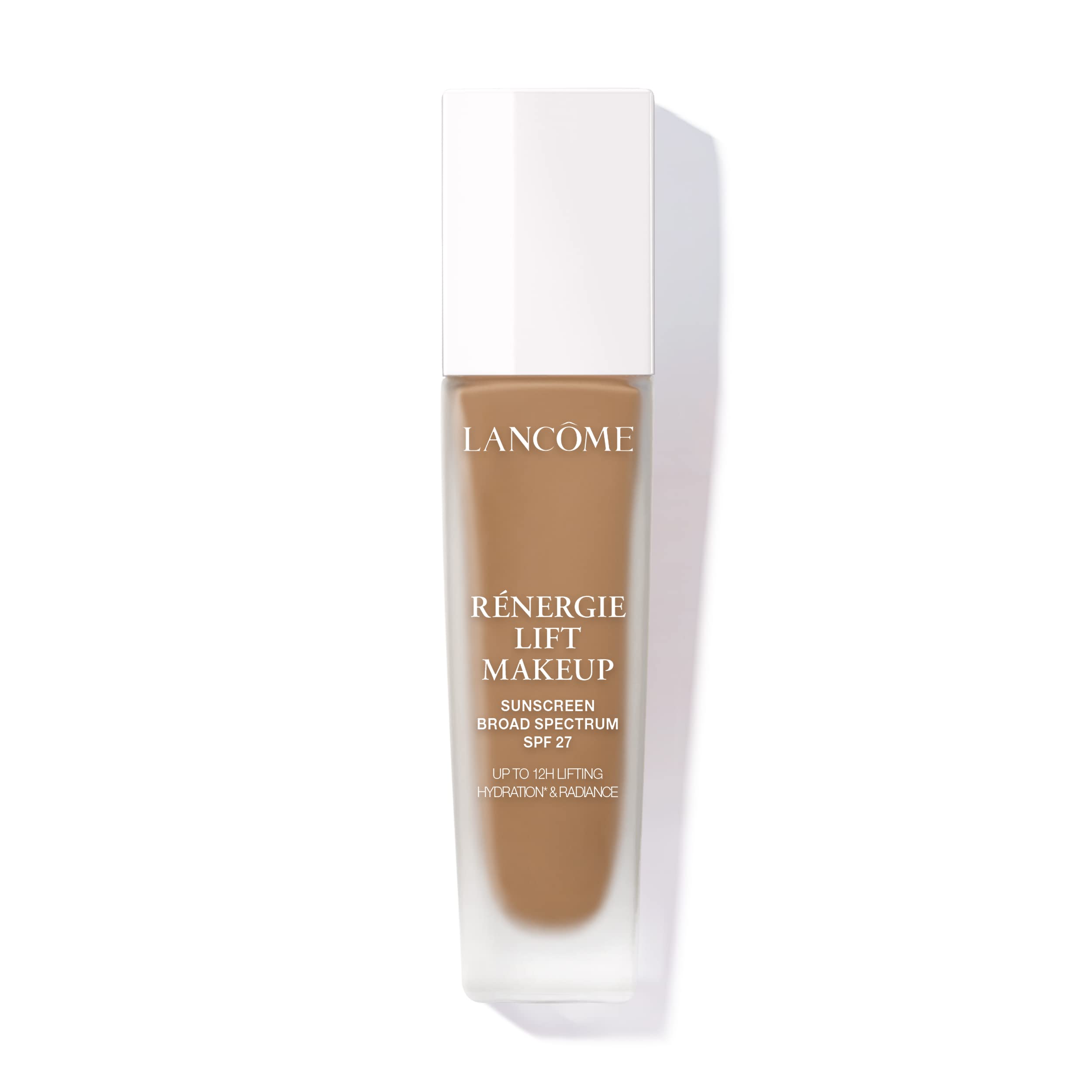 Lancôme Renergie Lift Foundation bottle showing radiant, hydrated finish.