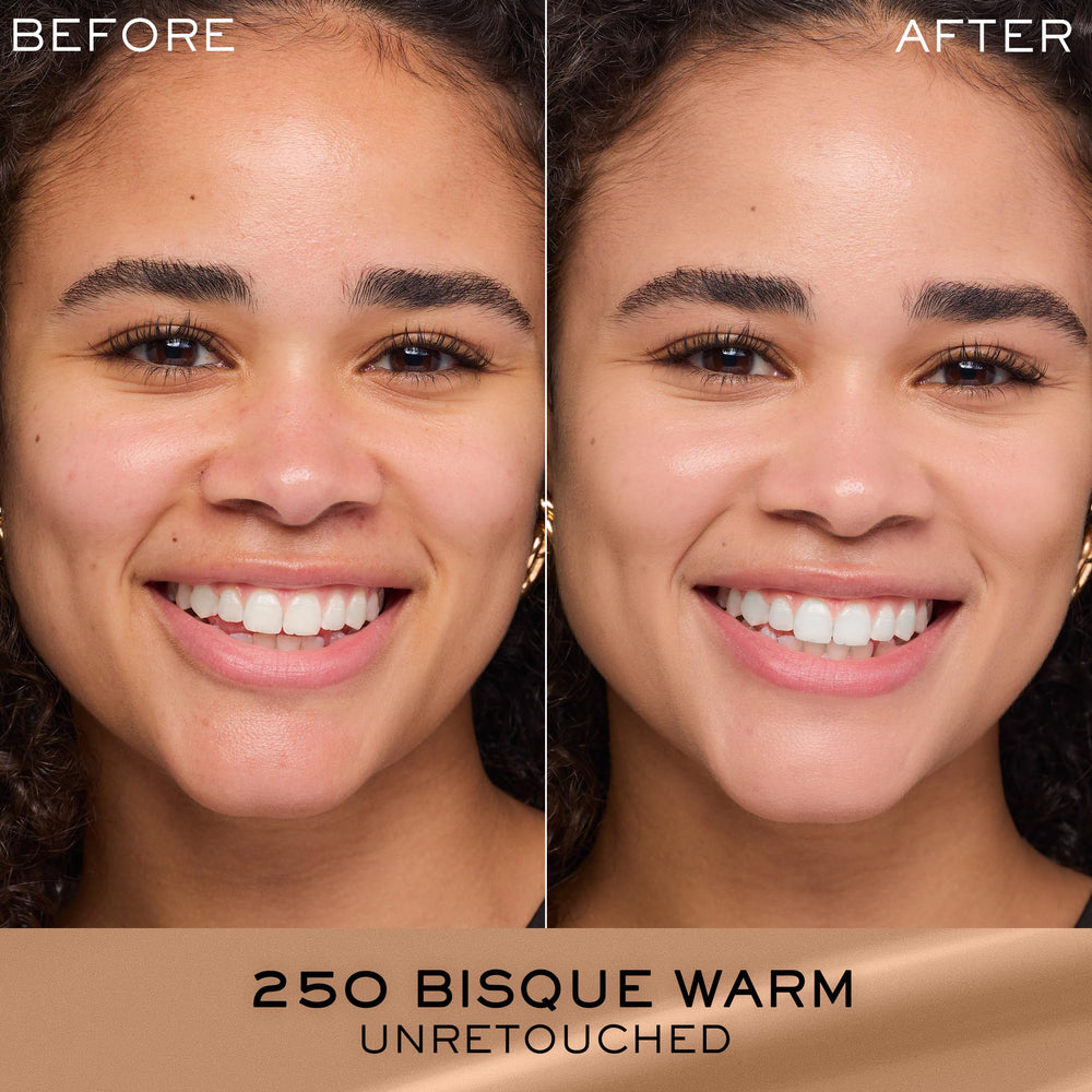Lancome Renergie Lift Makeup glow-finish on skin emphasizes radiance and even tone