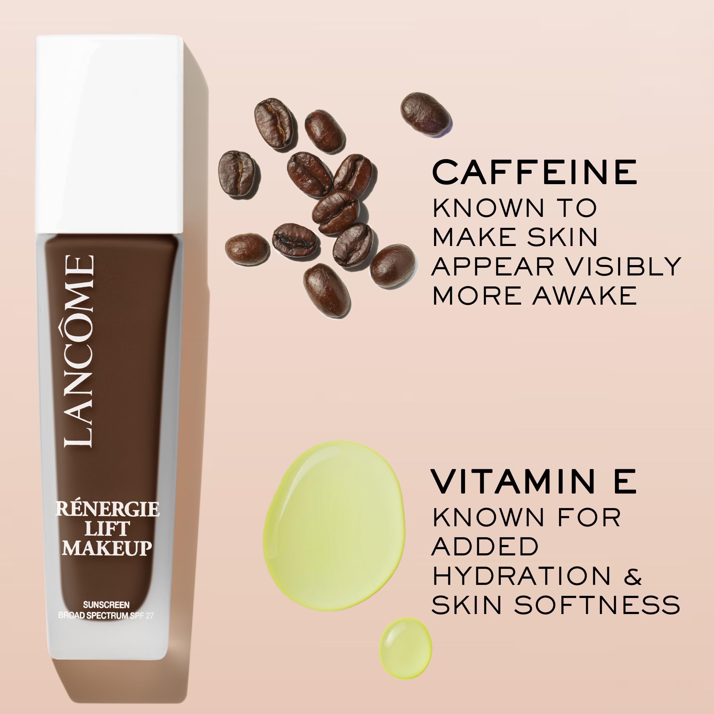 Lancome Renergie Lift Makeup longwear transfer-resistant swatch on arm