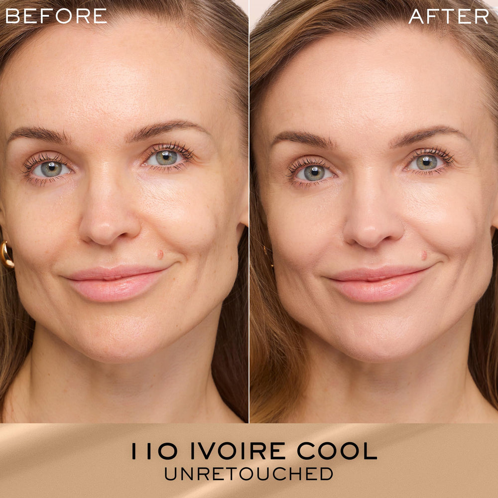 Lancôme Renergie Lift Makeup pump-dispense showing lightweight formula for comfortable wear.