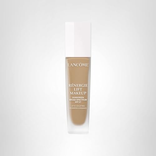 Lancôme Renergie Lift Makeup shade-matching swatch across skin-tone range demonstrates versatility.