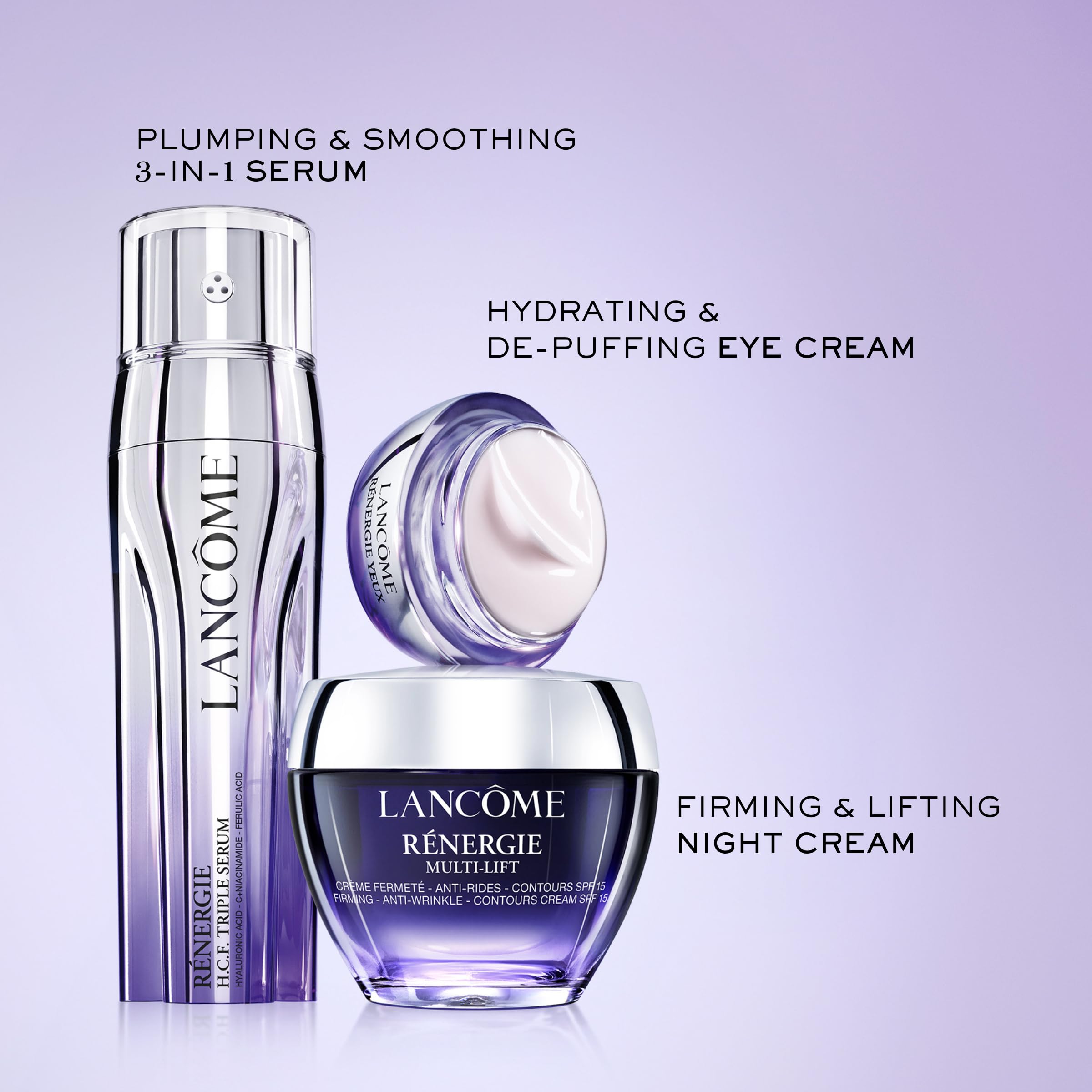 Lancôme Rénergie Lift Night Cream, dermatologist-tested for all skin types