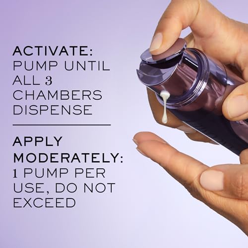 Lancôme easy-use pump method image shows correct dispensing technique.