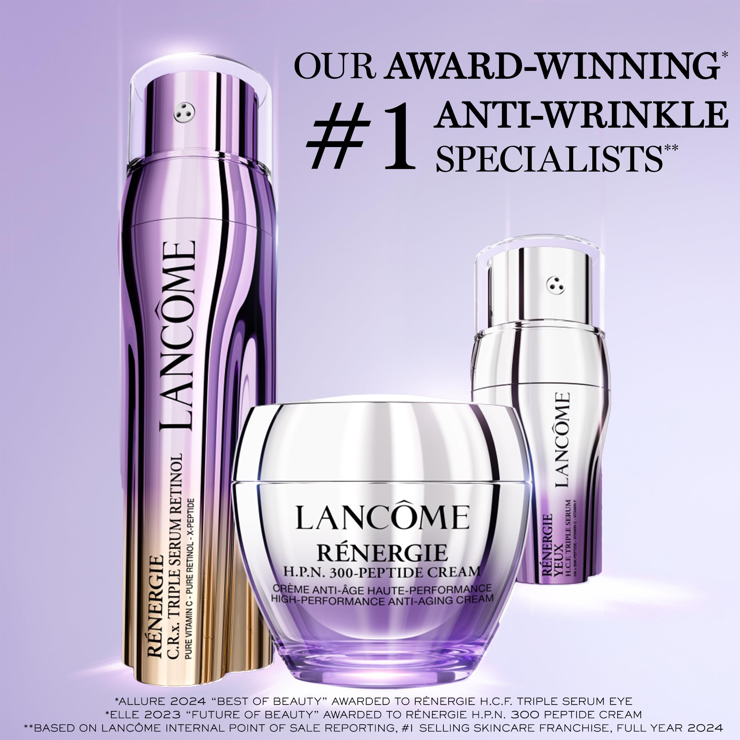 Lancôme SPF30 moisturizer pairing demonstrates daily sun protection and sealing benefits.