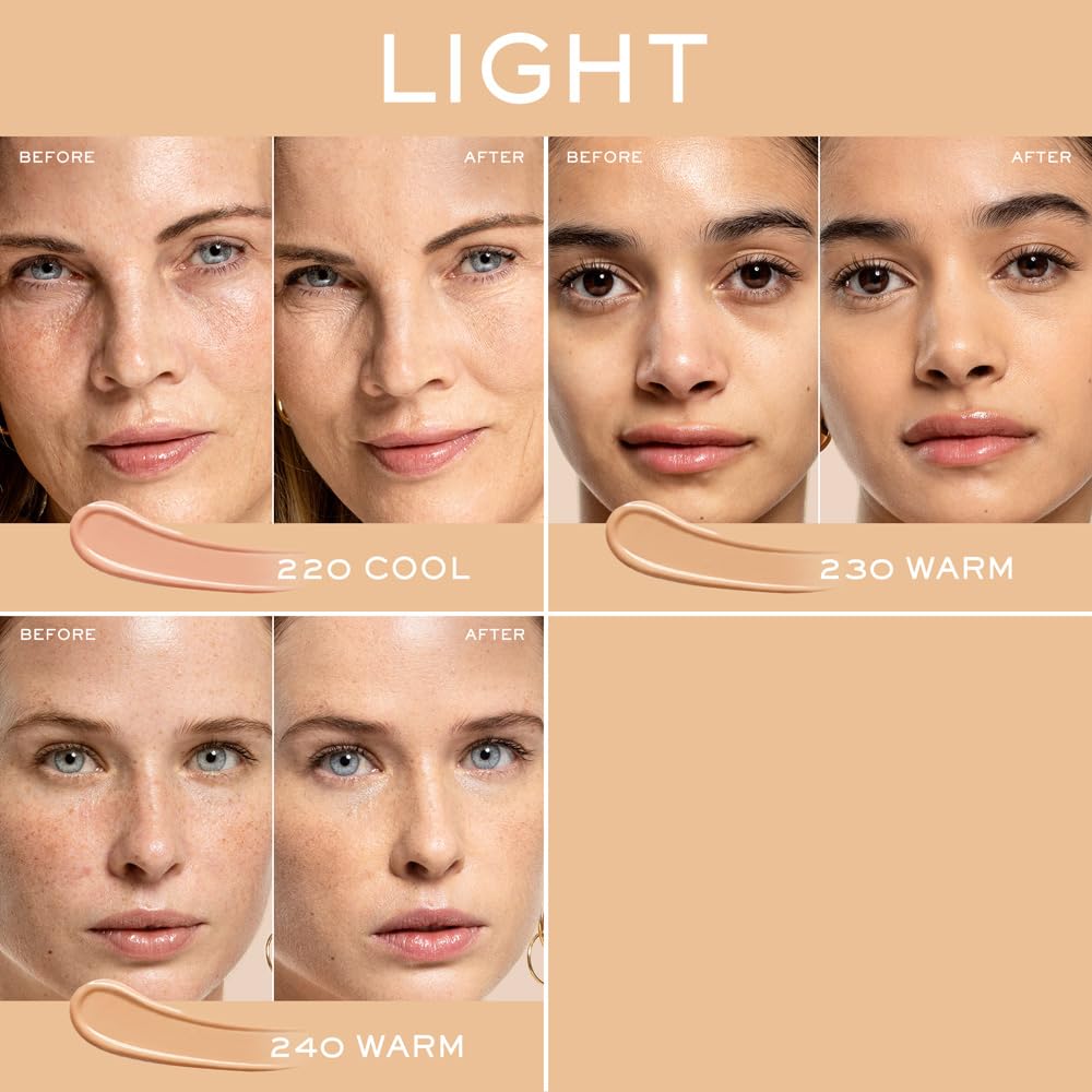 Lancôme Teint Idole Care & Glow concealer suitable for all skin types in a swatch.