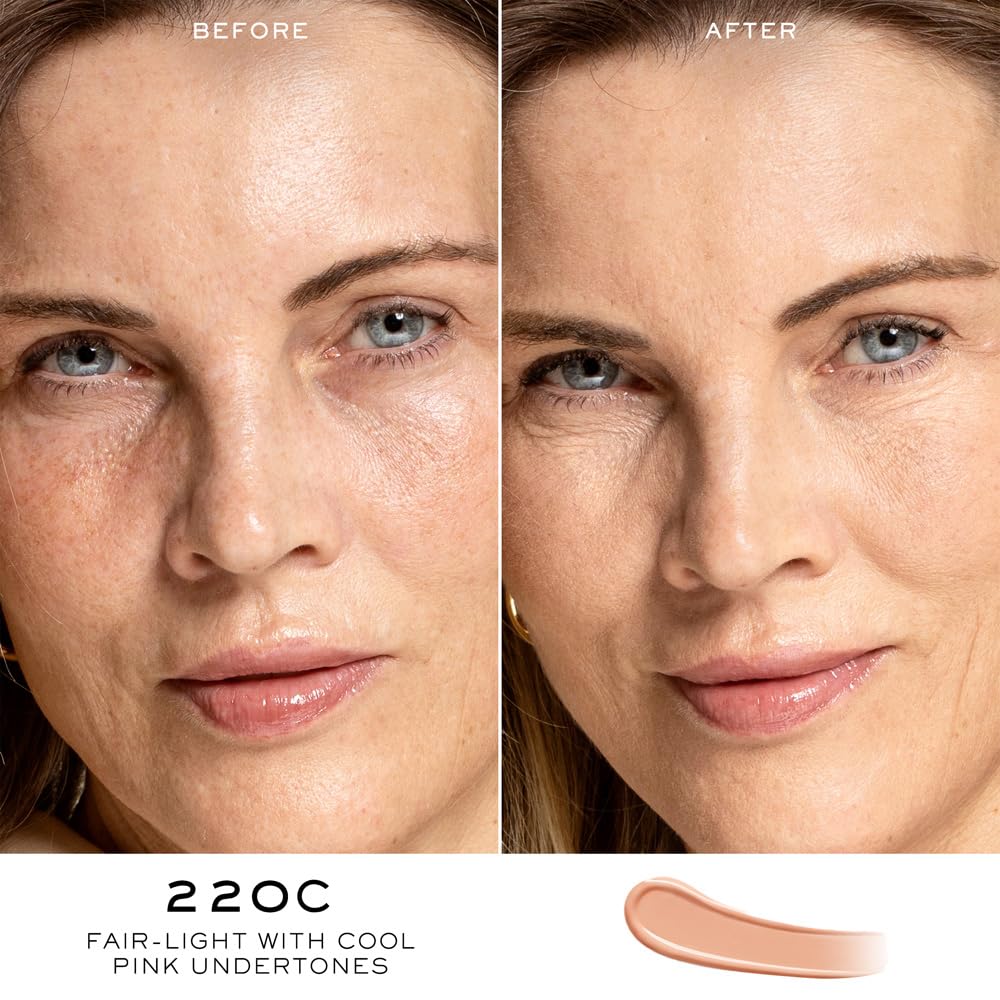 Lancôme Teint Idole Care & Glow serum-concealer packaging showcases premium luxury makeup experience.