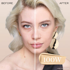 Lancôme Teint Idole Ultra Wear shade 100W swatch on skin