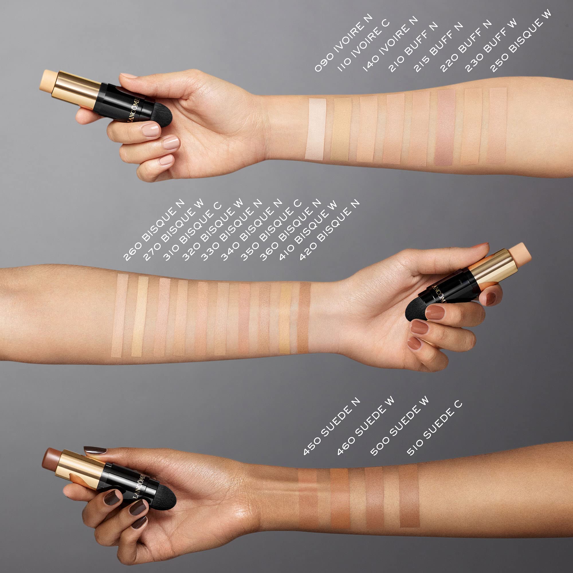 Lancôme Teint Idole Ultra Wear 24h test demonstrates long-wear performance.