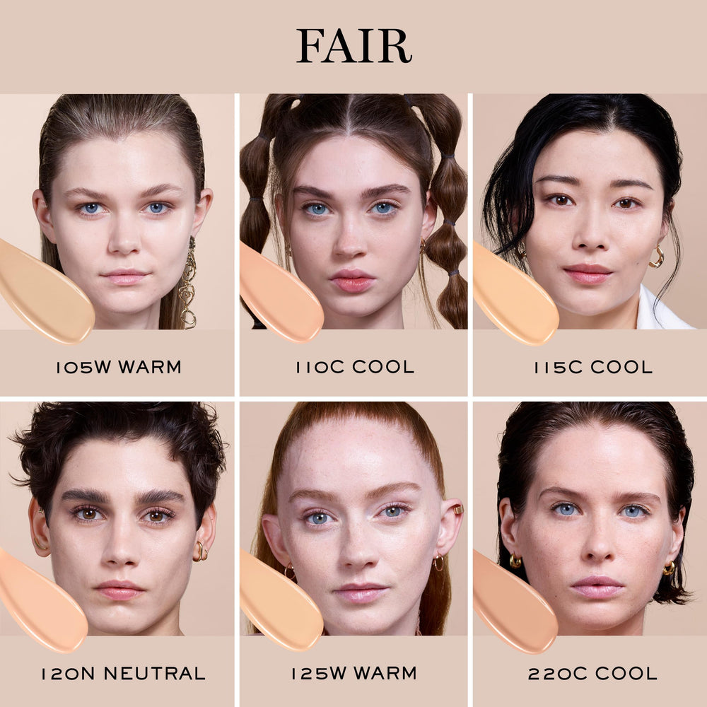 Lancôme Teint Idole Ultra Wear demonstrates buildable medium coverage on skin.