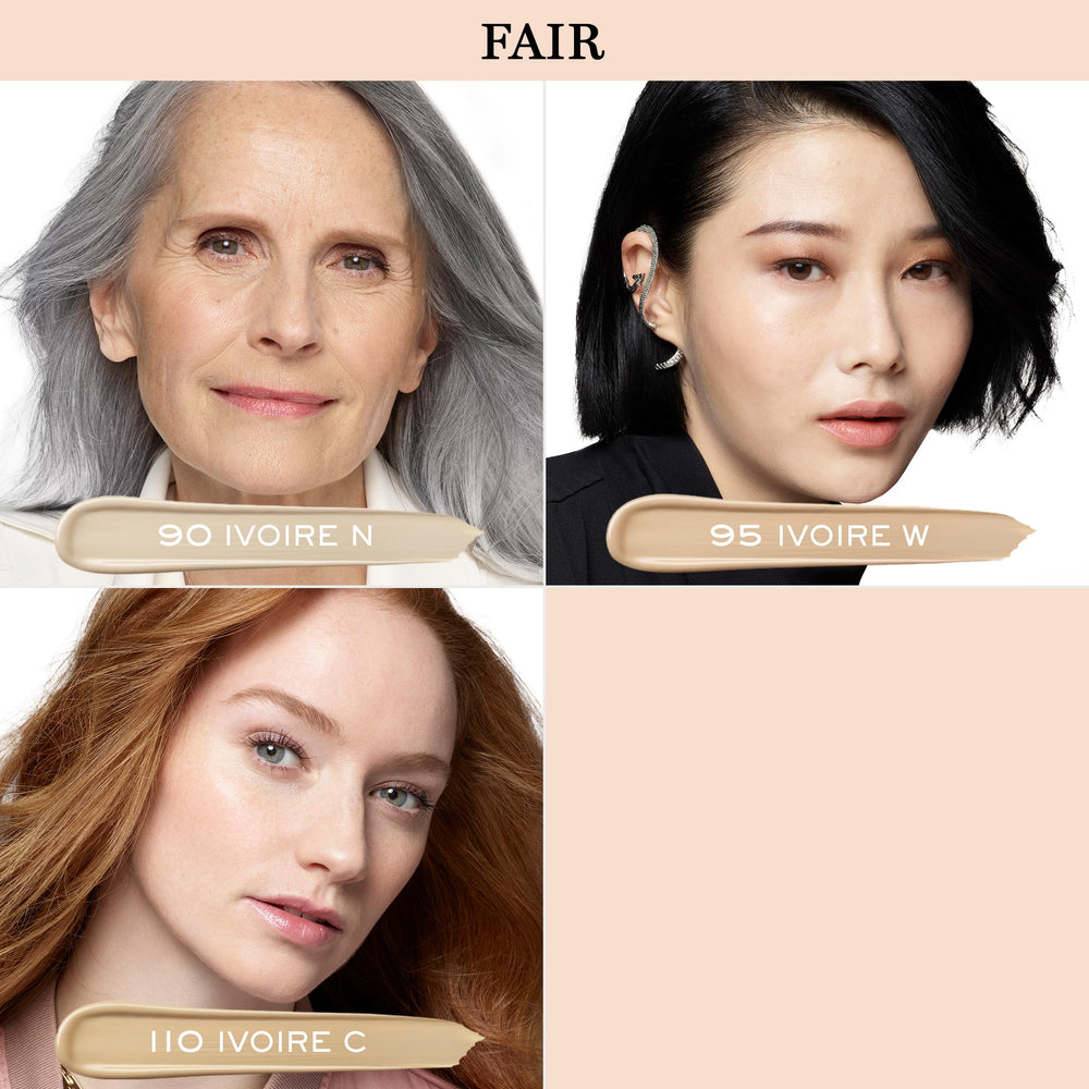 Lancôme Teint Idole Ultra Wear under-eye application demonstrates brightening.