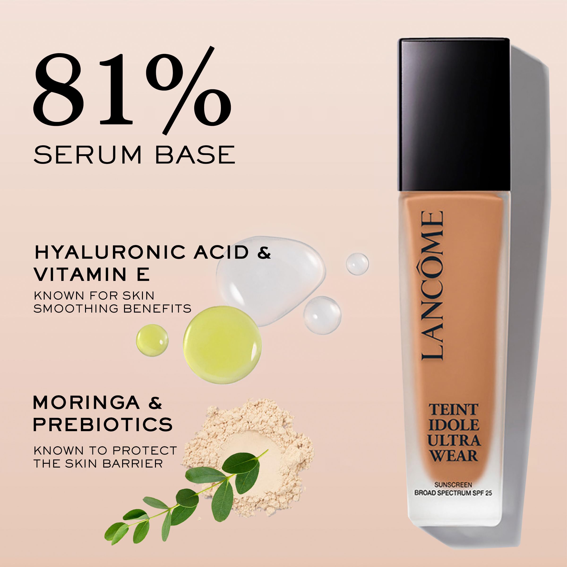 Lancôme Teint Idole Ultra Wear waterproof test demonstrating transfer-resistance.