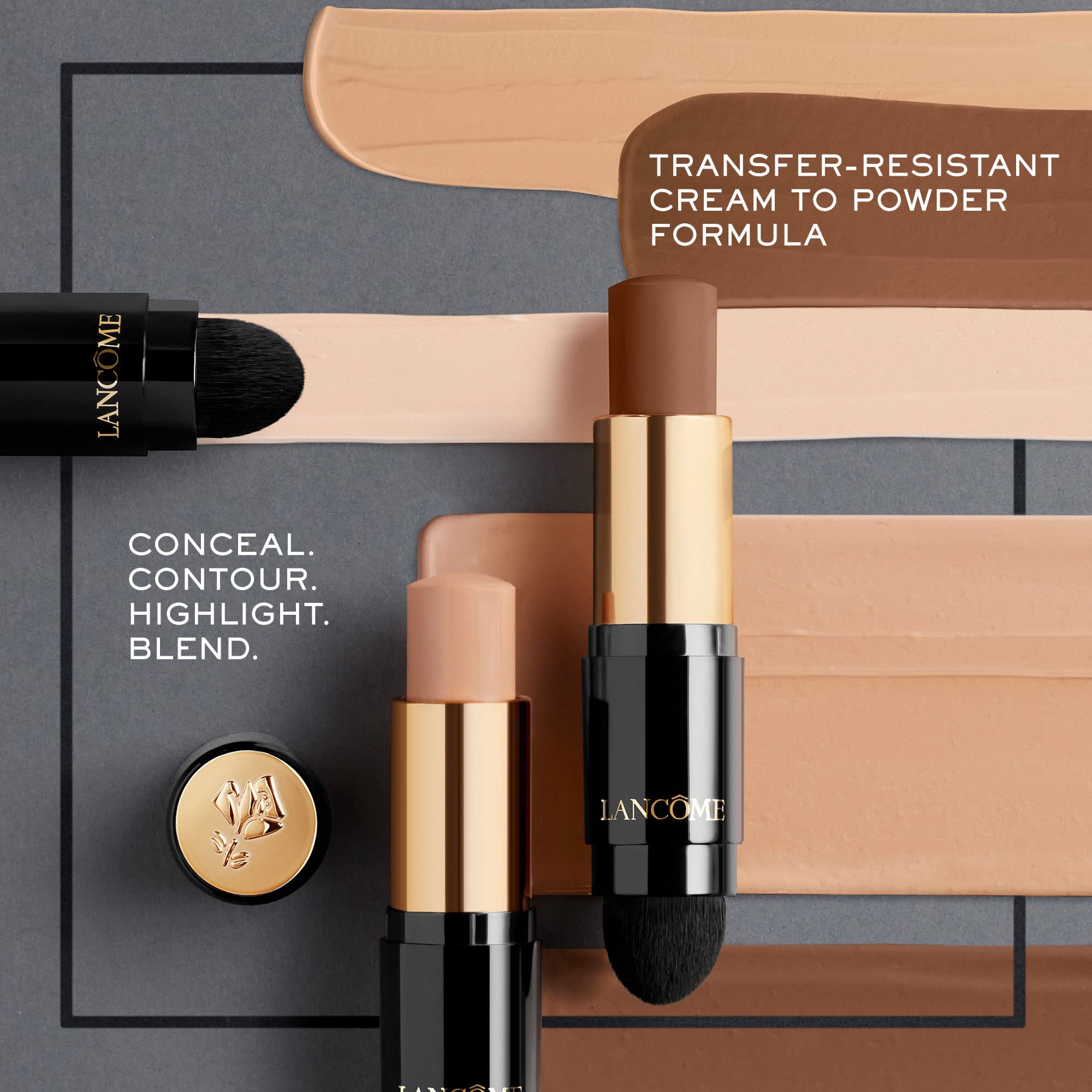 Packaging image of Lancôme Teint Idole Ultra Wear Foundation Stick with compact tube.