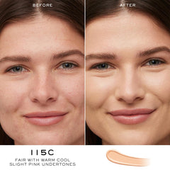 Lancôme Teint Idole serum concealer diamond-shaped applicator for precise correction.