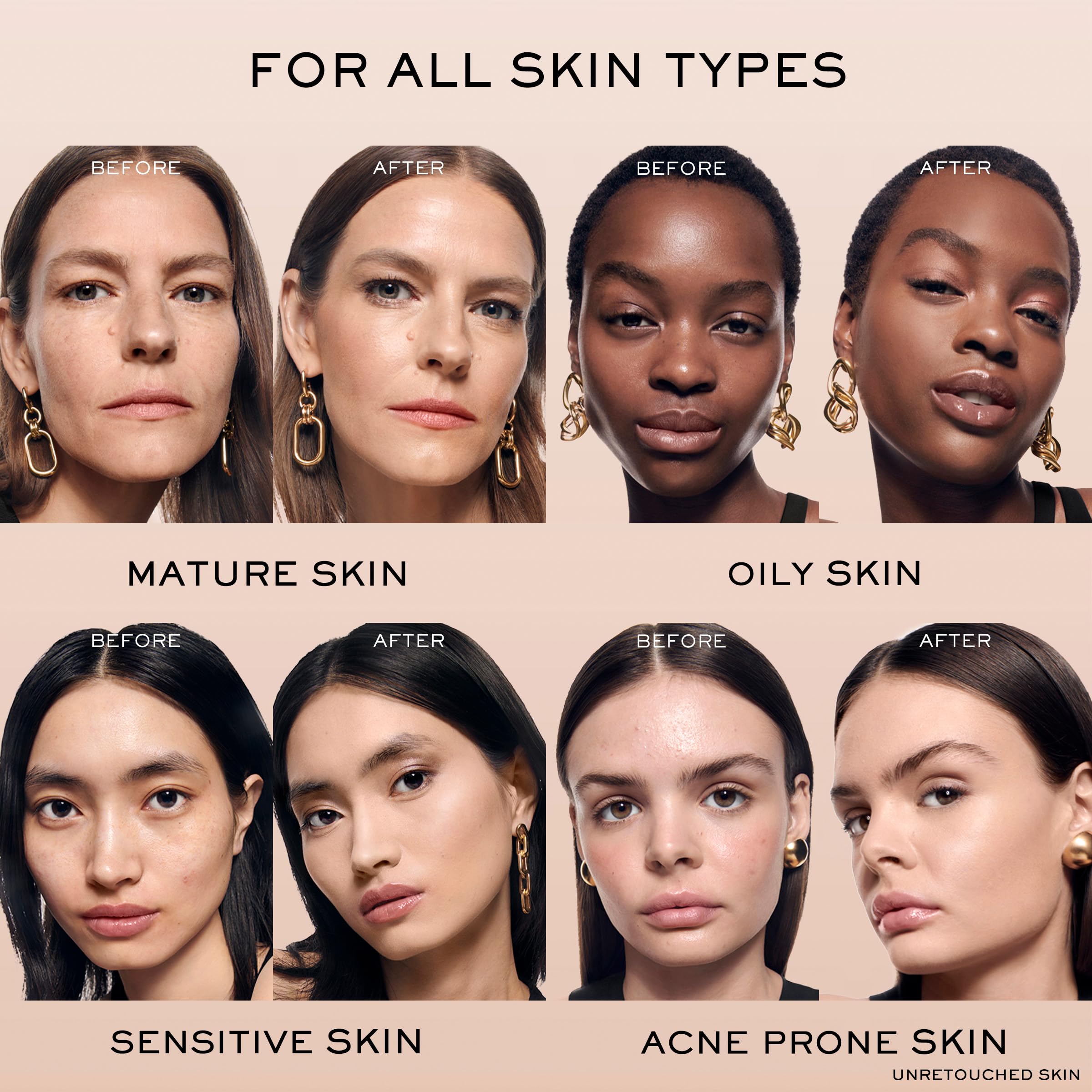 Lancôme Teint Idole Ultra Wear texture on skin for natural matte look